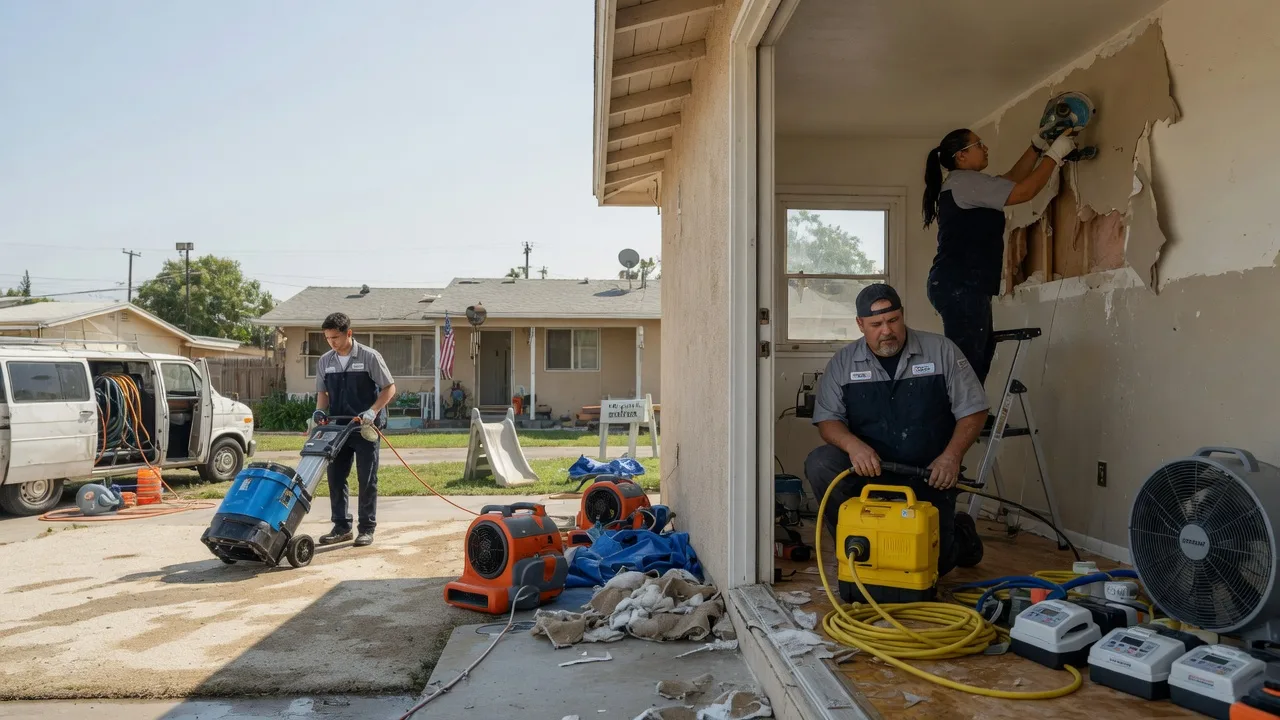 Water Damage Restoration in Rhome, TX near me